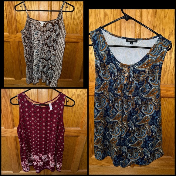 beecarchil, Xhiliration, Maurices Tops - 3 Women's Tank Top Lg. Beecarchil, Lg. Xhilaration, XL. Maurices